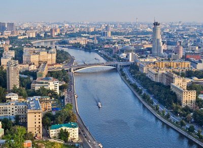 Webcam Moscow, Kotelnicheskaya embankment in real time