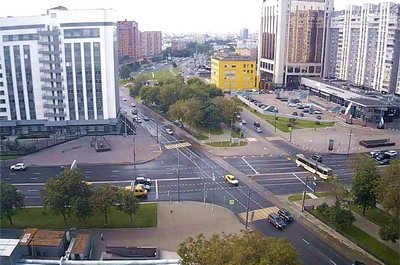 Webcam Moscow, Krestyanskaya Zastava Square in real time