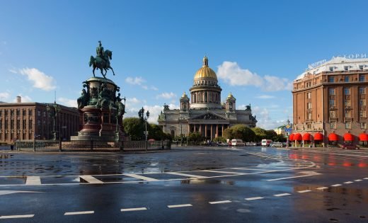 Веб-камера Исаакиевская площадь, Санкт-Петербург в реальном времени